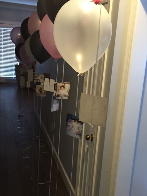 Pictures On Balloons, Balloons With Pictures, Polaroid Pictures Hanging From Balloons, Balloon With Pictures Hanging, Pictures Hanging From Balloons, Pictures On Balloon Strings, Balloons With Pictures Attached, Room Filled With Balloons Birthday, Photo Balloon Chandelier