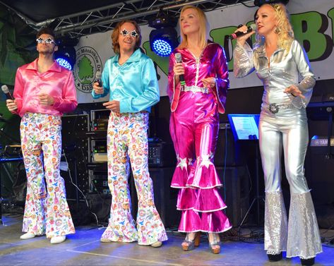 Abba Dress Up, Abba Outfits Party, Mamma Mia Disco Outfits, Abba Party Outfit, Abba Themed Party Outfit, Abba Aesthetic Outfits, Abba Inspired Outfit, Abba Costume, Abba Aesthetic