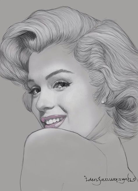 Cute Coloring Page, Marilyn Monroe Drawing, Marilyn Monroe Tattoo, Marilyn Monroe Photography, Portrait Au Crayon, Marilyn Monroe Artwork, Marilyn Monroe Portrait, Marilyn Monroe Art, 얼굴 그리기