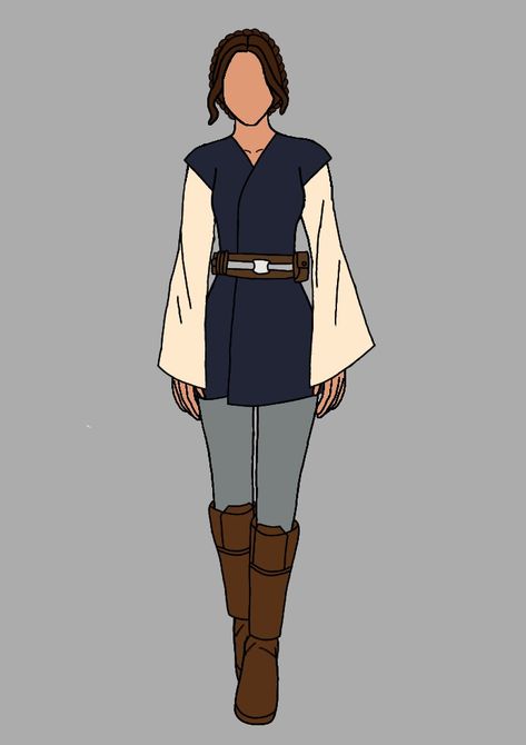 Cal Kestis Disneybound, Padawan Outfit Female, Jedi Outfit Inspiration, Simple Fantasy Outfits Drawing, Star Wars Outfits Aesthetic, Star Wars Inspired Outfits Casual, Star Wars Jedi Outfits Women, Female Star Wars Outfits, Female Jedi Outfit Concept Art