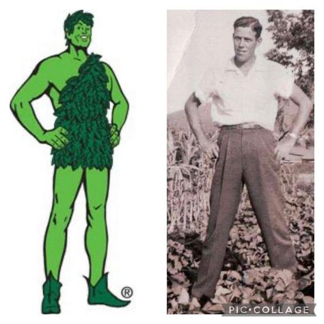 Lisa Elzey Decker on Instagram: "Daddy “Grover Elzey” so looks like the jolly green giant just better looking! #farmer #farmers #whenlifewassimple #homegrown #greengaint #jollygreengiant #cumminggeorgia #georgia #localfood #1918 #lisaruthdecker #grover @atlanta_livelihood #greenbeans #freshcorn" Jolly Green Giant, Mr Clean, Green Giant, Costume Ideas, Farmer, Georgia, Atlanta, How To Look Better, History