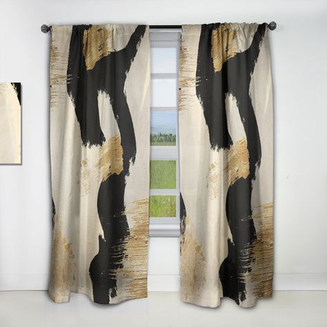 Blackout Curtain Panel Glam Curtains, Contemporary Curtains, Linen Curtain, Black Curtains, Modern Curtains, Black Panels, King Quilt, Linen Curtains, Sheer Curtain