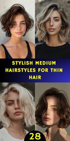 Stylish Short Haircuts, Tapered Haircut, Slimmer Face, Bangs With Medium Hair, Medium Short Hair, Low Maintenance Hair, Haircuts For Curly Hair, Shoulder Length Hair Cuts, Medium Hairstyles