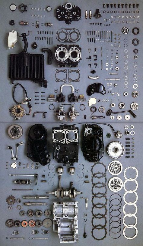 Motorcycle Engine Parts, Yamaha Banshee, Mechanical Parts, Automobile Engineering, Bike Engine, Automotive Mechanic, Motor Engine, Combustion Engine, Motorcycle Engine