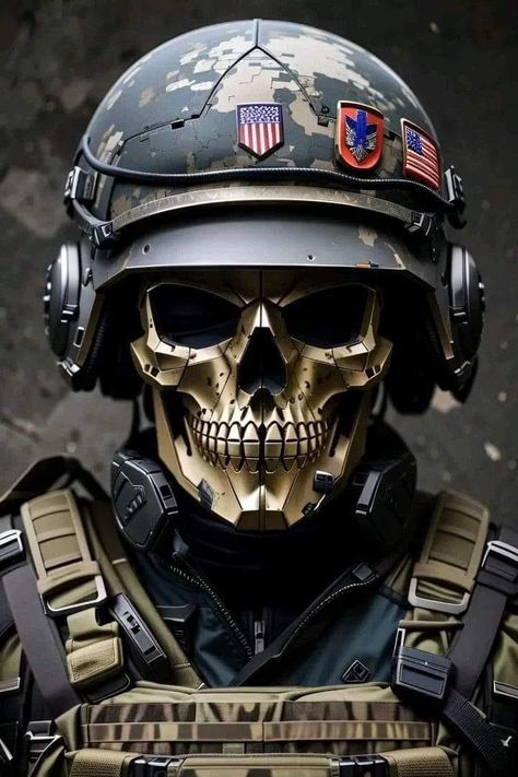 Gothic Accessories Jewellery, Sticker Bomb Wallpaper, Colorful Skull Art, Black Skulls Wallpaper, Harley Davidson Posters, Ghost Soldiers, Skull Art Tattoo, Best Army, Post Apocalyptic Art