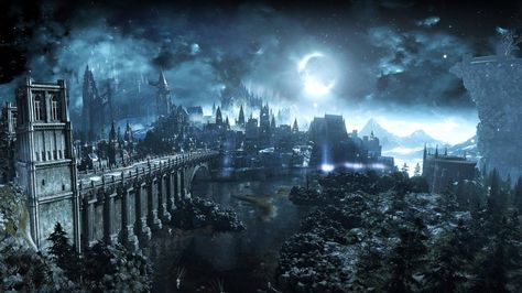 Irithyll of the Boreal Valley Dark Souls Wallpaper, Castlevania Wallpaper, Best Wallpaper Hd, Dark Souls 3, Dark Souls Art, Dark City, High Resolution Wallpapers, 5 Anime, Fantasy City