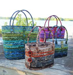 Parksville Bc, Camden Bag, Clothesline Basket, Coiled Fabric Basket, Rope Projects, Coiled Baskets, Fabric Bowls, Sewing Bags, Rope Crafts