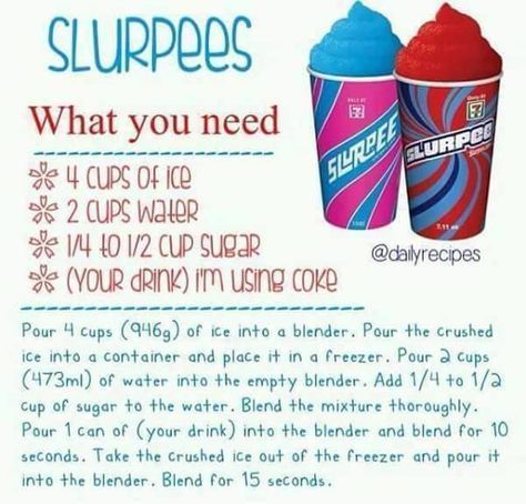 MYO: Slurpees | Starbucks recipes, Starbucks drinks recipes, Slushie recipe Magic Bullet Recipes, Weight Watcher Smoothies, Banana Apple Smoothie, Slushie Recipe, Orange Julius, Bebidas Do Starbucks, Healthy Eating Breakfast, Diy Drinks, Protein Shake Recipes