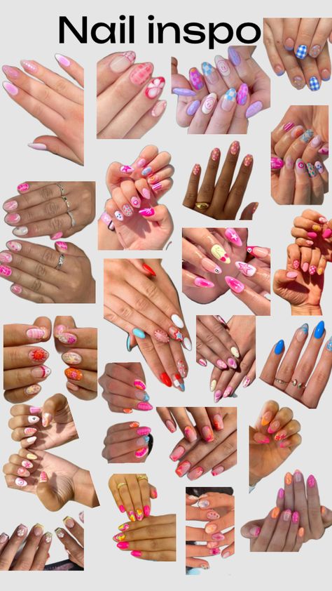 Preppy summer nails💋💖 Trendy Preppy Nails, Birthday Nails Preppy, Nail Designs Preppy, Preppy Beach Nails, Cute Nails Preppy, Cute Summer Nails For Teens, Teen Girl Nail Ideas, Summer Preppy Nails, Nail Ideas Preppy