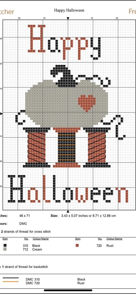 October Cross Stitch, Free Cross Stitch Patterns To Download, Sheep Cross Stitch, Halloween Cross Stitch Charts, Embroidery Halloween, Cross Stitch Owl, Halloween Cross Stitch, Autumn Cross Stitch Patterns, Fall Cross Stitch