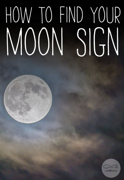 Learn how to find your #moonsign and get a deeper understanding of your personality and emotions! #astrology #moon #natalchart #birthchart #zodiac Zodiac Moon Signs Chart, Moon Signs Chart, Moon Sign Chart, Moon Sign Meaning, Pagan Moon, Moon Sign Astrology, My Moon Sign, Astrology Moon, Moon Magick