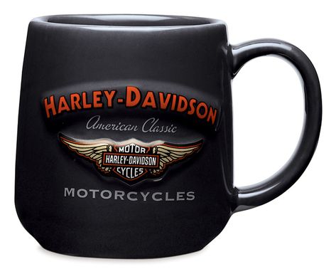 Harley-Davidson Mug Harley Davidson Merchandise, Harley Davidson Artwork, Edgy Girls, Harley Davidson Accessories, Harley Davidson Clothing, Motorcycle Gifts, Biker Gifts, Shield Logo, Harley Davidson Sportster