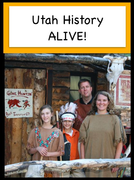 Utah History Alive. Great resources and ideas to teach Utah history hands on! Junior High Classroom, Utah History, Homeschool Field Trips, Field House, 4th Grade Social Studies, Homeschool Kids, History Timeline, Homeschool History, History For Kids