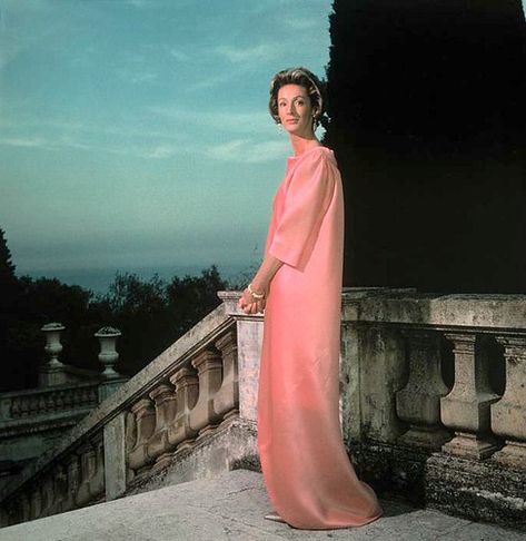 Marella Agnelli (wearing a dress designed by Balenciaga), … | Flickr Marella Agnelli, Philippe Halsman, Balenciaga Dress, Richard Avedon, Trendy Top, High Society, 1960s Fashion, Top Summer, Summer Clothes