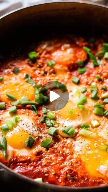 Jean Choi 🇰🇷🇺🇸 on Instagram: "I always forget about this recipe but it’s such a great one for breakfast or lunch, especially if the only protein you have on hand is eggs. This kimchi shakshuka is a fusion twist on one of my favorite poached egg dishes, and the combination of flavors is truly excellent.

Link in profile or comment “recipe” and I’ll DM you the recipe link!
https://whatgreatgrandmaate.com/kimchi-shakshuka/
.
.
.
.
.
.
#shakshuka #glutenfreerecipes #kimchi #koreanfusion #fusionfood #whole30recipes #glutenfreedairyfree #30minutemeals #easybreakfast #cookingwithkids" Kimchi Shakshuka, Egg Dishes, Poached Egg, Egg Dish, Fusion Food, 30 Minute Meals, Poached Eggs, Whole 30 Recipes, Cooking With Kids