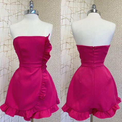 Mini Summer Dress, Hot Prom Dress, Mermaid Prom Dresses Lace, Hot Pink Shorts, Looks Party, Dress Birthday, Short Homecoming Dress, Short Cocktail Dress, Green Prom Dress