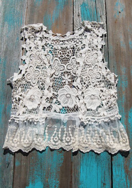 Lace vest outfit