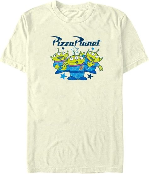 Pixar Toy Story Alien Friends Short Sleeve Tee Shirt, Natural, X-Small | Amazon.com Toy Story Alien Shirt, Pizza Planet Alien, Toy Story Pizza Planet, Pizza Planet, Woody And Buzz, Toy Story Shirt, Toy Story Alien, Friends T Shirt, Friends Tshirt