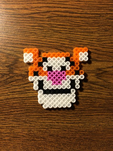 Tigger Perler Bead Patterns, Tigger Perler Beads, Alt Crafts, Perler Creations, Beads Designs, Melty Beads, Bead Ideas, Perler Beads Designs, Bead Loom Patterns