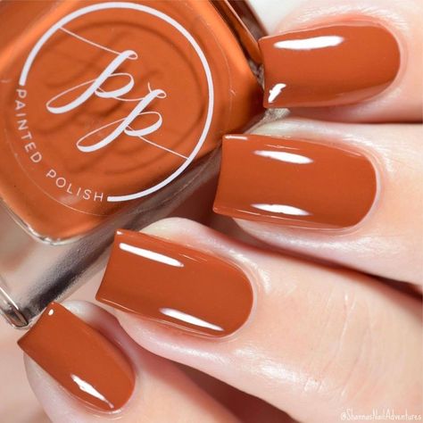 Spice Nails, Pumpkin Spice Nails, Sassy Nails, Fall Gel Nails, Makijaż Smokey Eye, Nails Only, Colorful Nail Designs, Fall Nail Colors, Orange Nails