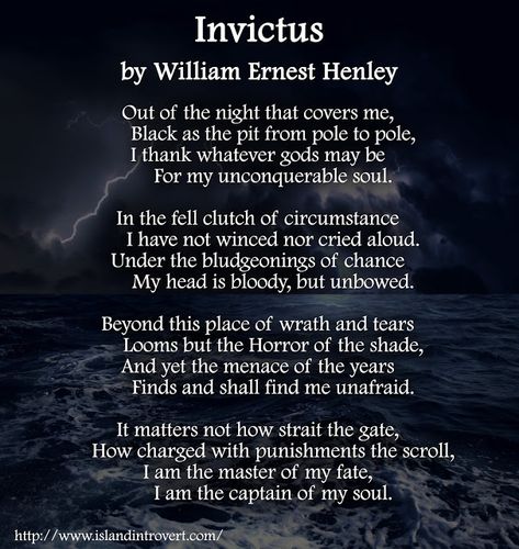 Behind the Poem: 'Invictus' by William Ernest Henley Poem Invictus, William Ernest Henley, Poem Titles, Witchcraft Altar, Warriors Game, Campbell River, Invictus Games, Children Park, Island Life Style