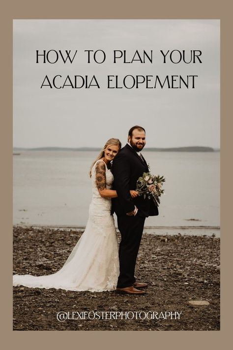 Acadia Elopement | Rocky Mountain Elopement | cadillac Mountain Elopement | Acadia National Park elopement photographer | Bar Harbor Elopement | Maine elopement inspiration Where To Elope, Bar Harbor Maine, How To Elope, Acadia National Park, Elopement Inspiration, Elopement Photographer, The Park, Engagement Session, Elopement