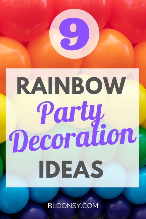 Rainbow Tea Party Church Decorations, Rainbow Party Ideas For Adults, Rainbow Decoration Ideas, Rainbow Decorations Party, Pride Party Ideas, Pride Party Decorations, Rainbow Candy Buffet, Decoration Ideas For Birthday, Pride Decorations