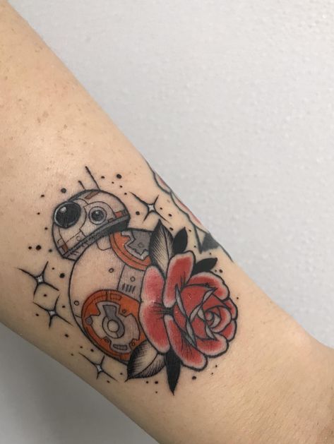 Bb 8 Tattoo, Bb8 Tattoo, Tattoo Sparkle, 8 Tattoo, Tattoo Pics, Trending Tattoos, First Amendment, Bb 8, Disney Tattoos