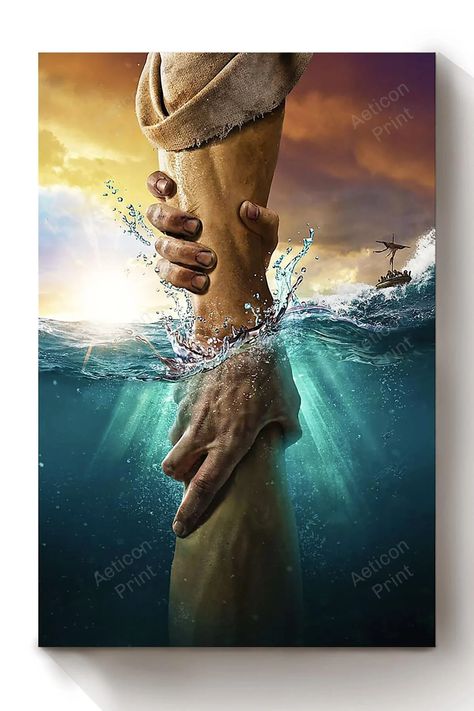 The Hand of God Poster Take My Hand Wrapped Canvas Jesus - Etsy Give Me Your Hand, Bible Gospel, Dorm Posters, Faith Christian, Gods Hand, Jesus Christus, Helping Hands, Son Of God, Have Faith