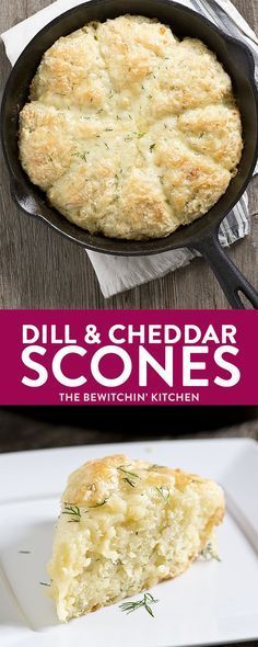 Savory Scone Recipes, Dill Scones, Buttermilk Scones, Dill Recipes, Hp Sauce, Savory Scones, Perfect Lunch, Cast Iron Cooking, Tea Break