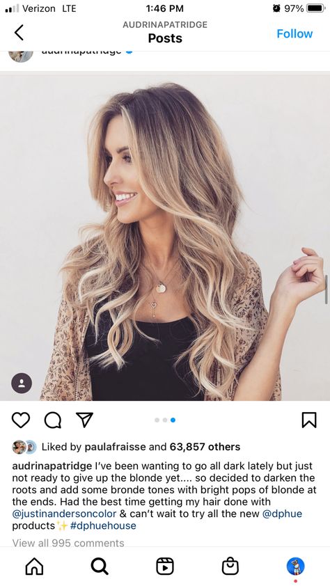 Audrina Patridge Hair, Highlights And Balayage, Blonde Hair With Roots, Hello Hair, California Hair, Audrina Patridge, Bella Hair, Makeup For Blondes, Blonde Hair Inspiration