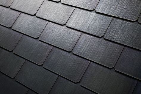 image Tesla Roof Tiles, Tesla Roof, Eco Tiny House, Tesla Solar Roof, Solar Tiles, Roof Ventilation, Modular Tile, Solar Roof Tiles, Solar Panels Roof