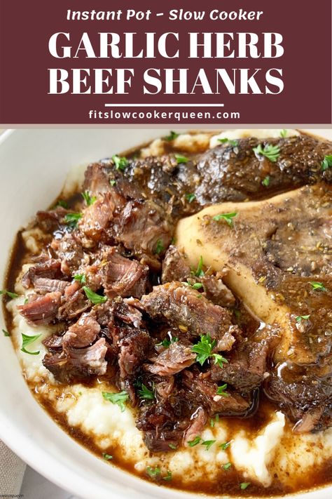 Beef Shank Recipe Instant Pot, Beef Shank Recipe, Beef Shanks, Beef Marinade, Beef Shank, How To Cook Beef, Pot Ideas, Crockpot Beef, Keto Paleo