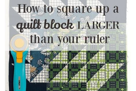 How to square up a quilt block Squaring Up Quilt Blocks, How To Square Up A Quilt Block, Sewing Machine Tension, Quilt Tips, Quilting Rulers, Moda Fabrics, Quilt Block, Square Quilt, Quilt Ideas