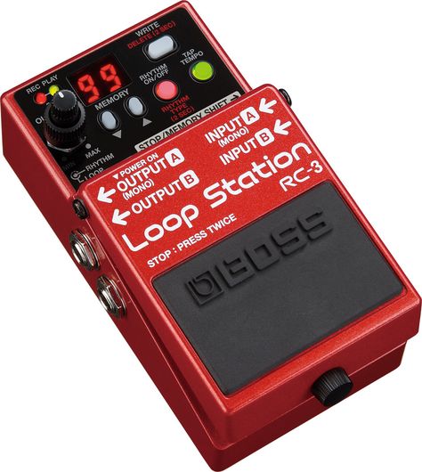 BOSS - RC-3 | Loop Station Bass Pedals, Learning Music, Digital Signal Processing, Guitar Rig, Guitar Acoustic, Pedal Board, Music Equipment, Guitar Amps, Best Guitar