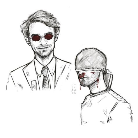 Marvel Sketches, Daredevil Costume, Marvel Pictures, Daredevil Art, Marvel Art Drawings, Daredevil Matt Murdock, Charlie Cox, Matt Murdock, Marvel Daredevil