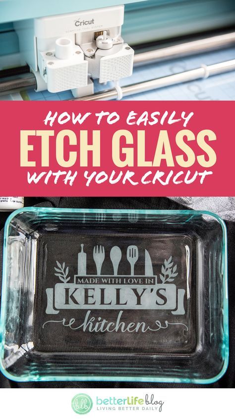 How to Etch a Glass Baking Dish with Cricut Glass Etching Diy, Etching Diy, Glass Etching Projects, Vinyle Cricut, Cricket Crafts, Cricut Explore Air Projects, Etching Cream, Circuit Crafts, Sublimacion Ideas