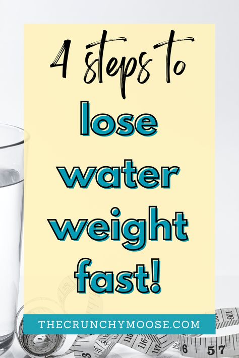 Rather you call it water weight, water retention, bloating, or edema, there  are some simple things you can do to drop water weight quickly.  4 Steps to Lose Water Weight Fast  Do these tips everyday for a week to see quick results. You can also integrate these tips into your daily routines to maintain a healthy weight and lifestyle.  drink more clean water to lose weight, detox to lose weight, master cleanse shot to lose weight, oil pull to lose weight, castor oil to lose weight, detox bath Water Weight Get Rid Of, Lose Water Weight Quick, Diuretic Foods, No Poo Method, Hair Care Diy, Lose Water Weight, Drop Water, Master Cleanse, Dry Body Brushing