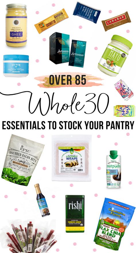 Whole 30 Products, Whole30 Snacks On The Go, Whole 30 Snacks On The Go, Whole 30 Challenge, Whole 30 Snacks, Stock Your Pantry, Coffee Creamers, Whole 30 Meal Plan, Ideas For Breakfast