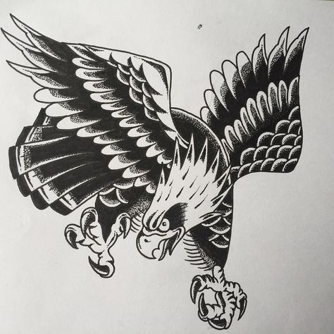 #traditionaltattoo #traditionaltattoos #tattoo #tattoos #tattooflash #oldschooltattoo #traditionaltattooflash #watercolor #dotwork #dotworktattoo #stippling #stipplingtattoo #eagle #eagletattoo by oldtattoostyle Watercolor Tattoo Sleeve, Traditional Eagle, Traditional Eagle Tattoo, Traditional Tattoo Flowers, P Tattoo, Tattoos Mandala, Traditional Tattoo Sleeve, Eagle Tattoos, Old School Tattoo Designs