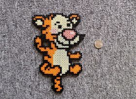 Long Black Fingers : Eeyore And Tigger Perler Beads Hama Beads Christmas, Lanyard Crafts, Black Fingers, Melt Beads Patterns, Christmas Perler Beads, Melty Bead Patterns, Fuse Bead Patterns, Fusion Beads, Perler Crafts