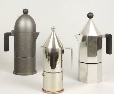 Driving Manual, Art Deco Minimalism, Aldo Rossi, Moka Pot, Espresso Maker, Coffee Pots, Coffee Set, Objects Design, Coffee Machine