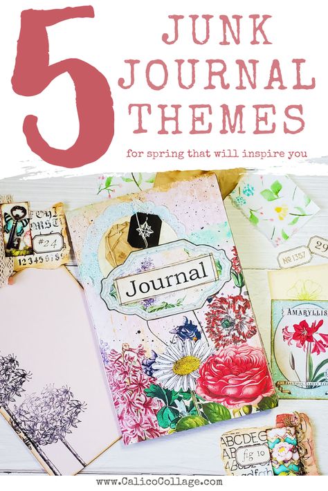 Colorful Junk Journal, Junk Journal Themes Ideas, What Colors Go Together, Collage Printables, Junk Journal Ideas, White Lily Flower, Watercolor Art Journal, Printable Ephemera, Journal Making