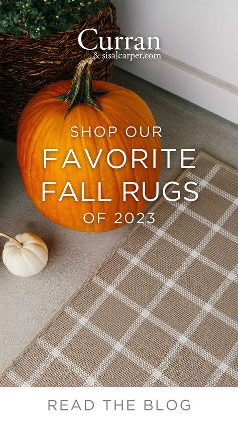 🍂🍁 Our handpicked fall rugs are here! As the leaves change and the air gets crisper, it's the perfect time to bring the cozy and inviting spirit of autumn to our living spaces. Our expert team has shared our favorite seasonally-inspired rug colors and fibers to instantly refresh your living room, bedroom, hallway or commercial space this fall.