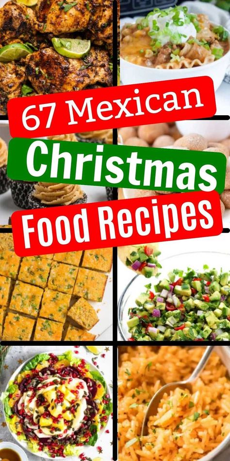 Discover the mouthwatering magic of 67 Mexican Christmas foods, where tradition meets culinary delight. These traditional Mexican Christmas food items will be a hit on Christmas Day, holidays and more. #christmasonadime #mexicanchristmasfood #mexicanrecipes Traditional Mexican Christmas Food, Traditional Mexican Christmas, Mexican Food Buffet, Mexican Christmas Food, Easy Mexican Dishes, Mexican Dinner Party, Ideas Para La Cena, Mexican Food Recipes Appetizers, Traditional Christmas Dinner