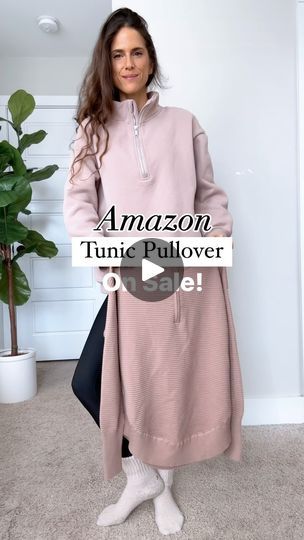 21K views · 1.1K reactions | Like 🤍 + comment PULLOVER and I’ll send it directly. ✨Amazon Tunic Pullover, Inspired by the brand we love✨ My love for a good tunic length pullover runs deep, and this one is absolutely amazing. It is ribbed with a rounded hem and look great with or without a layering tunic underneath (I’m 5’5 1/2 and wearing a S). I’m wearing it with some Chelsea boots, but it would also look great with neutral sneakers. #casualstyle #winterfashion #casualoutfit #founditonamazon #amazonfashionfinds What to wear | how to style | casual outfit ideas | winter outfit ideas | comfy outfit | comfy style | mom outfit | long sleeve layering tunic | black Chelsea boots | Amazon must haves | Amazon winter finds | Amazon spring finds | spring outfit ideas | easy style | easy outfit | Outfit Ideas Easy, Outfit Ideas Comfy, Neutral Sneakers, Boots Amazon, Outfit Ideas Winter, Long Sleeve Layering, Casual Outfit Ideas, Mom Outfit, Amazon Must Haves