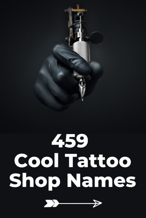 Cool tattoo shop names Tattoo Shop Logo Ideas, Tattoo Business Name Ideas, Tattoo Studio Name Ideas, Tattoo Shop Names Ideas, Pmu Business Names, Tattoo Studio Logo Design, Tattoo Shop Logo Design, Tattoo Shop Logo, Tattoo Studio Logo