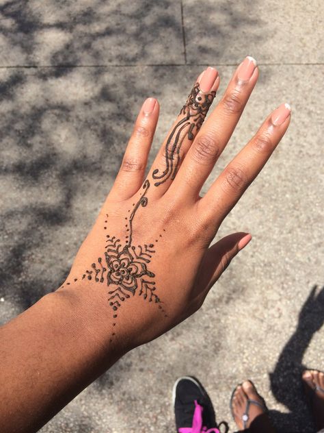 I got this today! #hennatattoo #henna #ink #indian #nails Henna On Nails Only, Festival Henna, Henna Pregnant Belly, Henna Pregnant Belly Maternity Photos, Henna On Pregnant Belly, Finger Henna, Henna Tattoo, Henna Designs, Tattoo Drawings