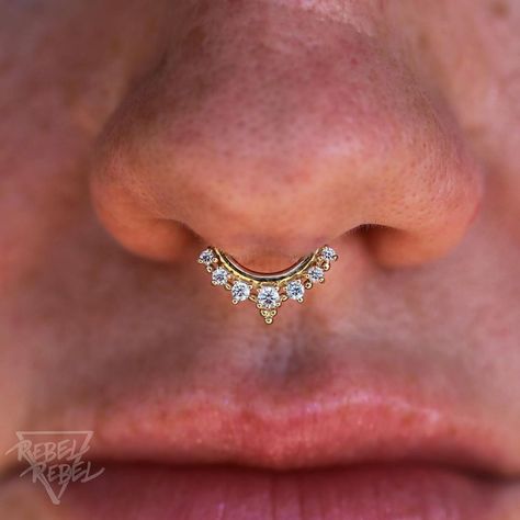 Septum Nostril, Septum Nose Rings, Septum Piercings, Septum Nose, Piercing Septum, Buddha Jewelry, Bridal Jewelry Collection, Septum Jewelry, Septum Piercing