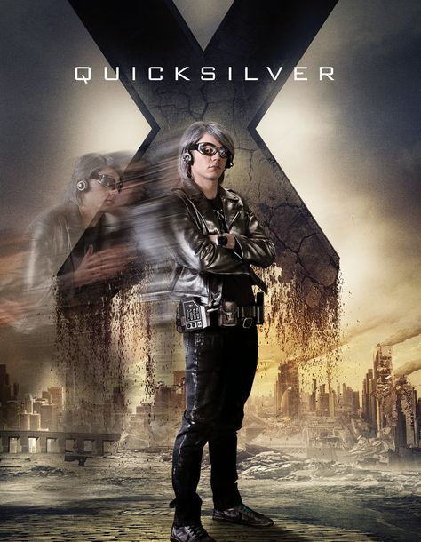 Quicksilver [Peter Maximoff] | X-Men Quicksilver Xmen, X Men Apocalypse, Peter Maximoff, X-men Apocalypse, Quick Silver, Costume Guide, Mega Pokemon, Patrick Stewart, Ian Mckellen